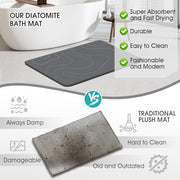 Diatomaceous Earth Stone Bath Mat