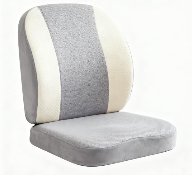 YesPano Memory Foam Lumbar Support Pillow Removable Cover for Office Chair