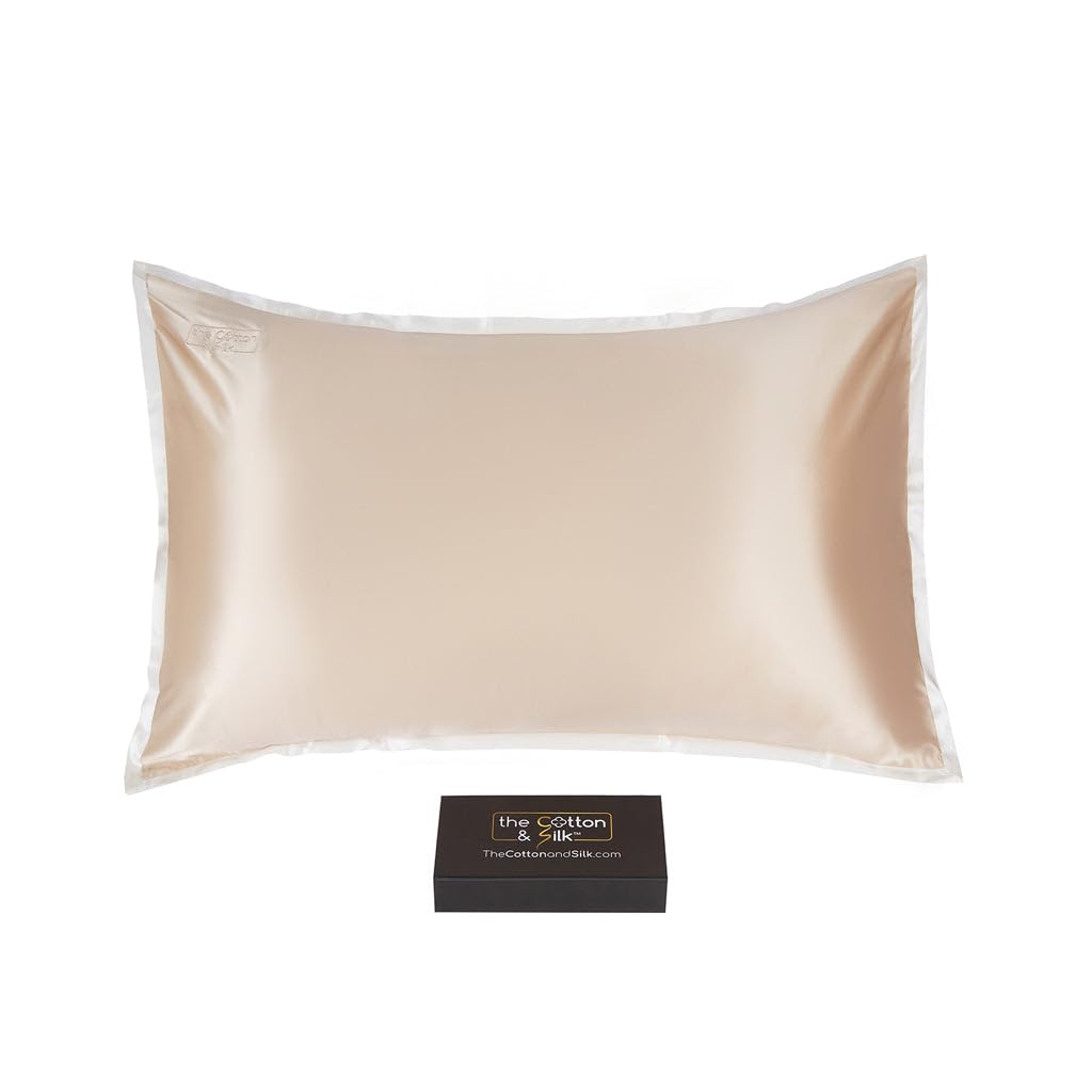 THE COTTON & SILK 22 Momme Mulberry Silk Pillowcase