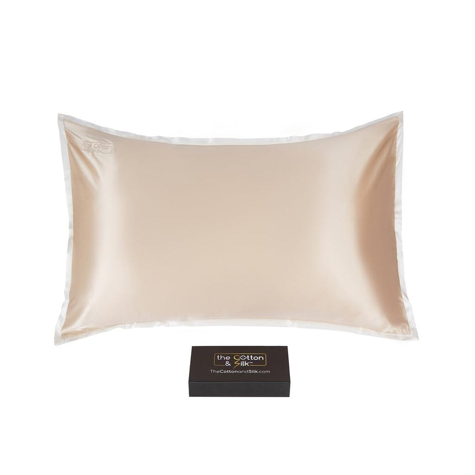 THE COTTON & SILK 22 Momme Mulberry Silk Pillowcase