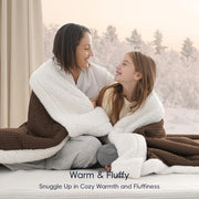 Waffle Sherpa Fleece Blanket