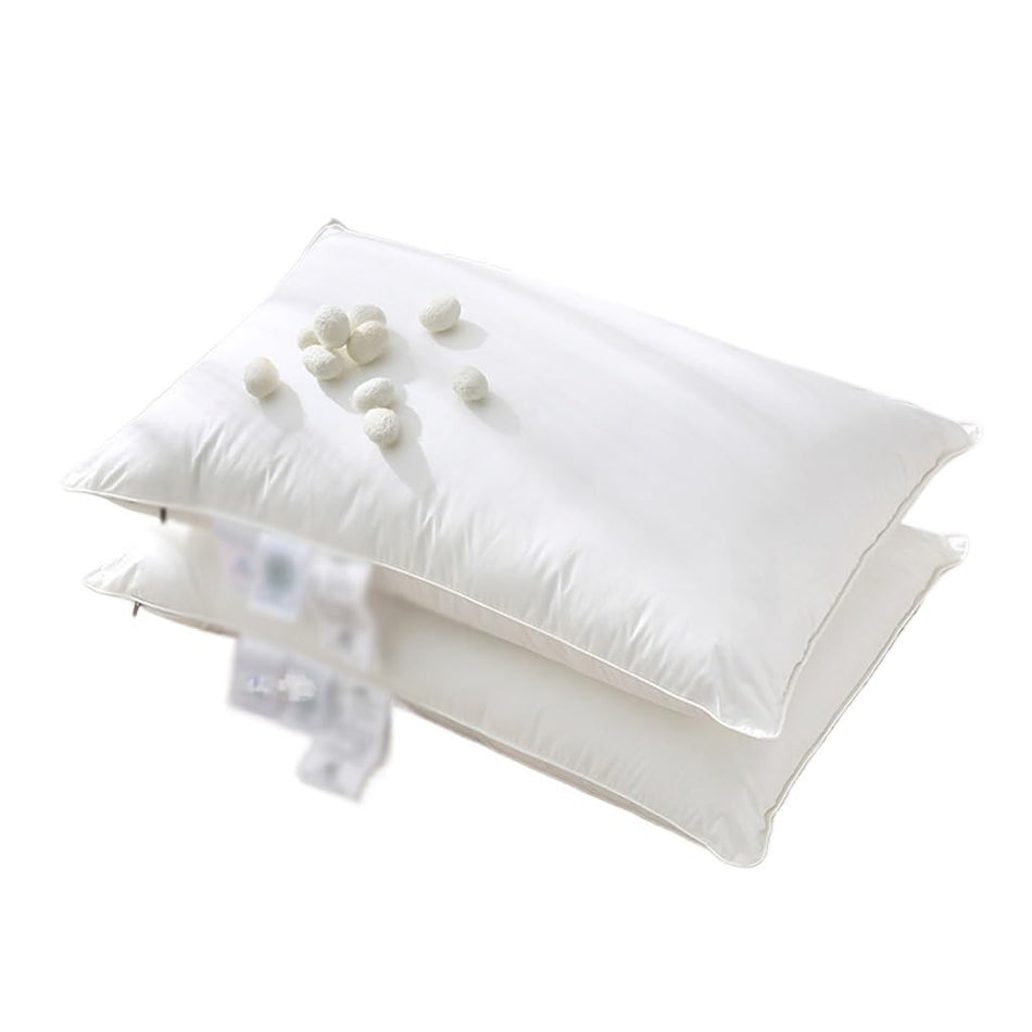 Silk Pillow Silkworm Long Single Adult Soft Four Seasons Middle Pillows Core