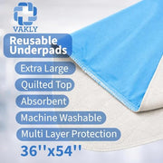 XL 36"x54" Washable Reusable Underpads 36x54