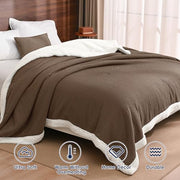 Waffle Sherpa Fleece Blanket