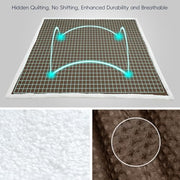 Waffle Sherpa Fleece Blanket