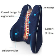 Memory Foam Lumbar Support Cushion