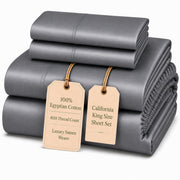 Egyptian Cotton Sateen Sheet Set – Deep Pocket