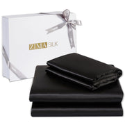 ZIMASILK 100% Mulberry Silk Bedding Sheet Set,All Side 19 Momme Silk