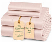 Egyptian Cotton Sateen Sheet Set – Deep Pocket