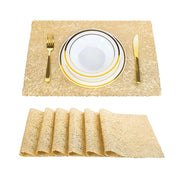 Gold Foil Placemat Set