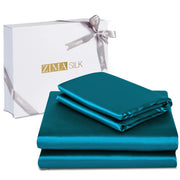 ZIMASILK 100% Mulberry Silk Bedding Sheet Set,All Side 19 Momme Silk