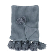 Cotton Knit Throw Blanket