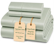 Egyptian Cotton Sateen Sheet Set – Deep Pocket