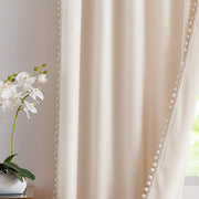 Pom Pom Velvet Curtains
