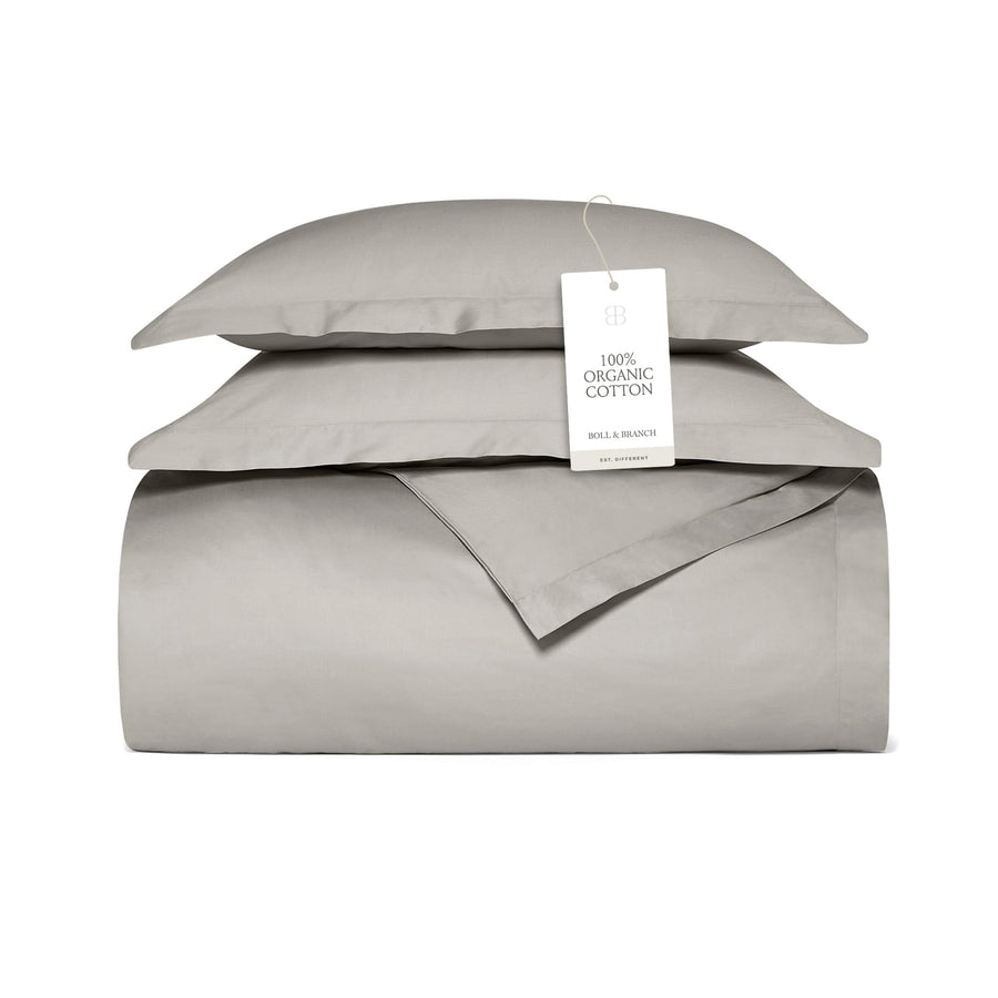 Percale Hemmed Duvet Set