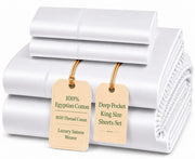 Egyptian Cotton Sateen Sheet Set – Deep Pocket
