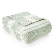 Reversible Plush Throw Blanket