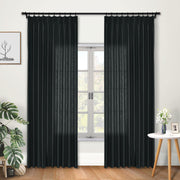 Faux Linen Blackout Curtains
