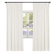 Faux Linen Blackout Curtains