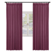 Faux Linen Blackout Curtains