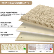 Chenille Bathroom Rug Set