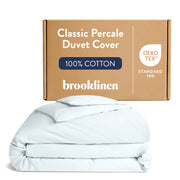 Brooklinen Luxury Percale Duvet Cover (Extra-Long Corner Ties and Button Closure)