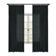 Faux Linen Blackout Curtains