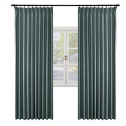 Faux Linen Blackout Curtains