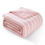 Reversible Plush Throw Blanket