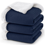 Waffle Sherpa Fleece Blanket