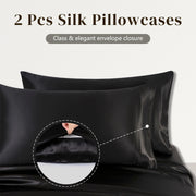 ZIMASILK 100% Mulberry Silk Bedding Sheet Set,All Side 19 Momme Silk