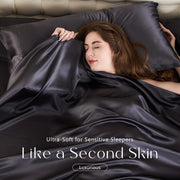 ZIMASILK 100% Mulberry Silk Bedding Sheet Set,All Side 19 Momme Silk