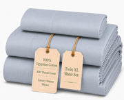Egyptian Cotton Sateen Sheet Set – Deep Pocket