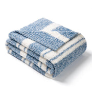 Reversible Plush Throw Blanket