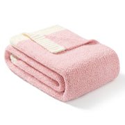 Reversible Plush Throw Blanket