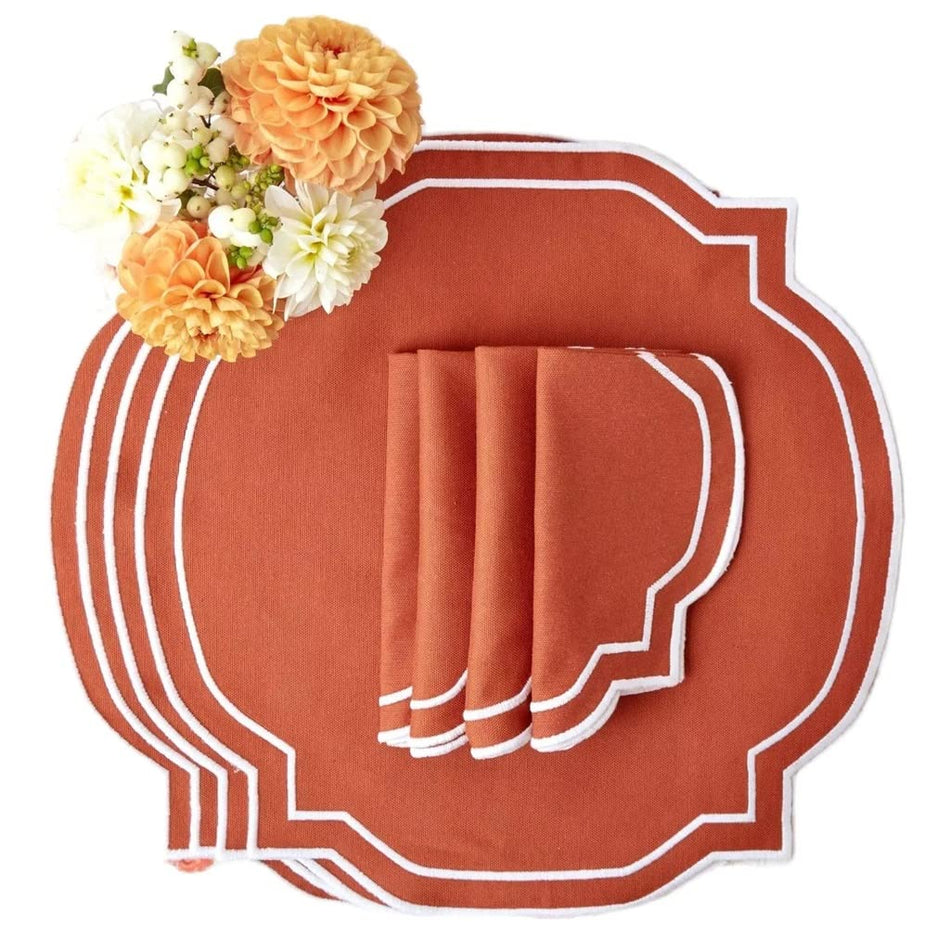 Linen Placemats & Napkins Set