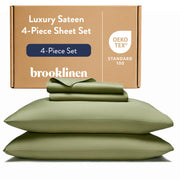 Brooklinen Luxe Core Sheet Set - 4 Piece Set (1 Fitted Sheet, 1 Flat Sheet + 2 Pillowcases)