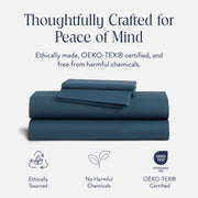 Brooklinen Luxe Core Sheet Set - 4 Piece Set (1 Fitted Sheet, 1 Flat Sheet + 2 Pillowcases)