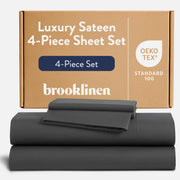 Brooklinen Luxe Core Sheet Set - 4 Piece Set (1 Fitted Sheet, 1 Flat Sheet + 2 Pillowcases)