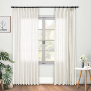 Faux Linen Blackout Curtains