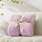Reversible Plush Throw Blanket