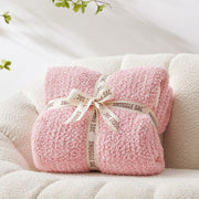 Reversible Plush Throw Blanket