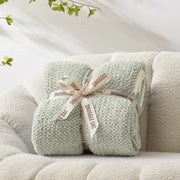 Reversible Plush Throw Blanket