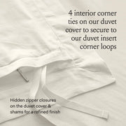 Percale Hemmed Duvet Set