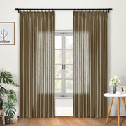 Faux Linen Blackout Curtains