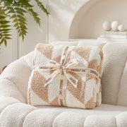 Reversible Plush Throw Blanket