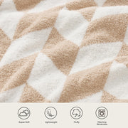 Reversible Plush Throw Blanket