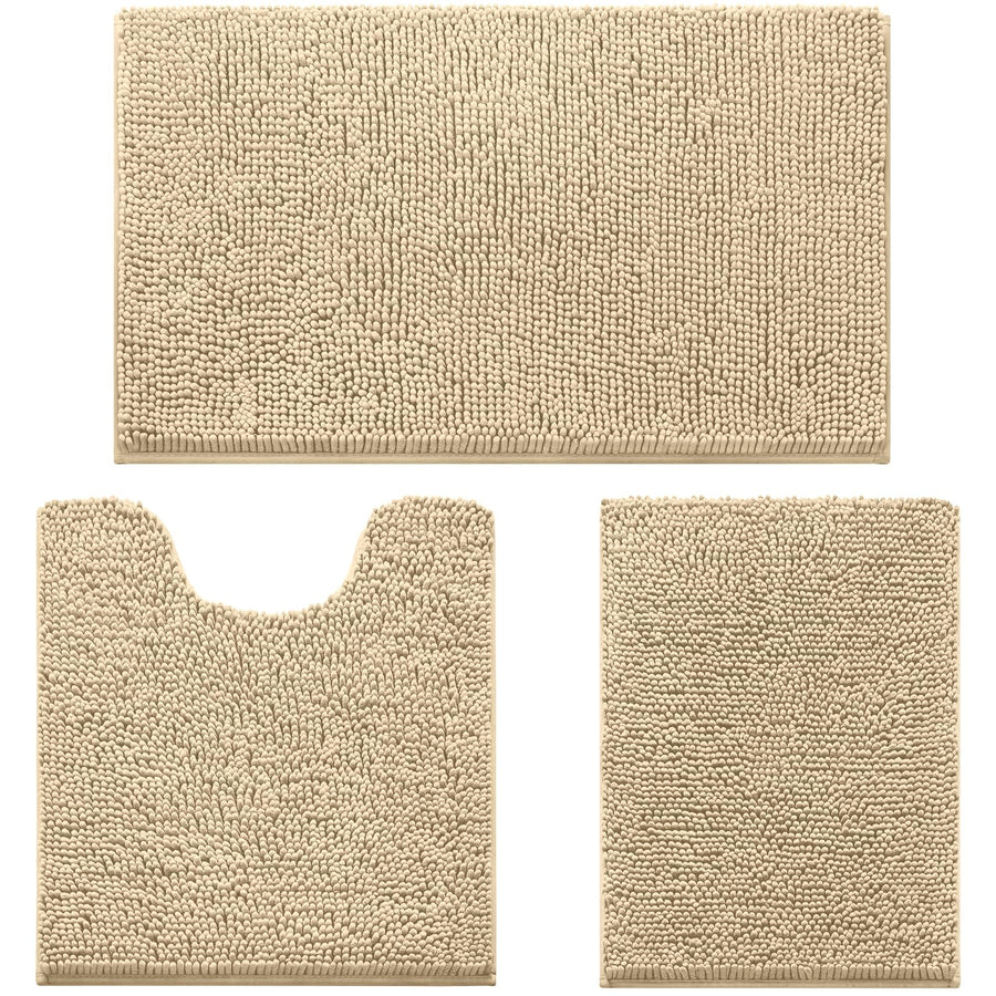 Chenille Bathroom Rug Set