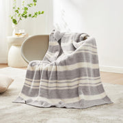 Reversible Plush Throw Blanket
