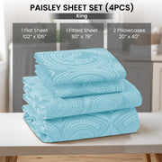 Paisley Microfiber Sheet Set